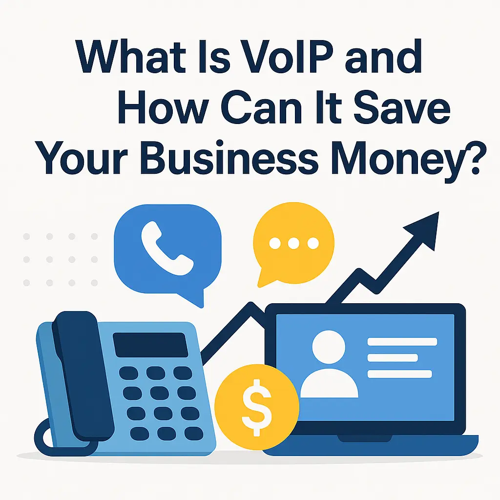 what is voip and how can it save your business money generic graphic